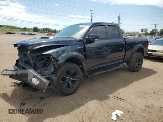 2016 Ram 1500 Sport with VIN 1C6RR7HT7GS282809, listed as a Copart auction lot 60872285 with 107,274 mi miles and Salvage title. Bid and sale history available at DreamBid. Image 1.