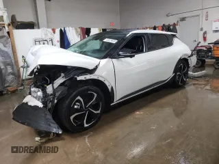 2022 Kia EV6 Wind with VIN KNDC3DLC6N5028770, listed as a Copart auction lot 43023935 with 0 mi miles and Non Repairable. Bid and sale history available at carsss.com. Image 1.