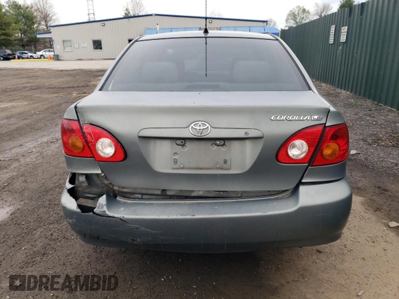 2003 Toyota Corolla CE with VIN 2T1BR32EX3C002101, listed as a Copart auction lot 51678735 with 168,201 mi miles and Salvage Title. Bid and sale history available at DreamBid. Image 6.