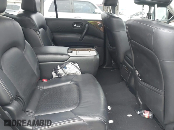 2017 Infiniti QX80 with VIN JN8AZ2NEXH9157802, listed as a IAAI auction lot 41382802 with 126,726 mi miles and . Bid and sale history available at DreamBid. Image 8.