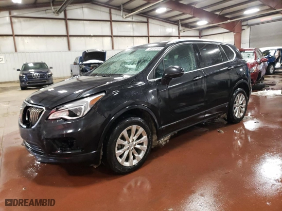 2017 Buick Envision Essence with VIN LRBFXDSAXHD045520, listed as a Copart auction lot 45416185 with 144,763 mi miles and Clean Title. Bid and sale history available at carsss.com. Image 1.