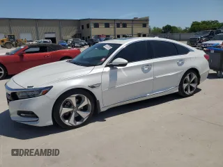 2020 Honda Accord Touring with VIN 1HGCV2F92LA018533, listed as a Copart auction lot 52247355 with 77,034 mi miles and Clean title. Bid and sale history available at DreamBid. Image 1.