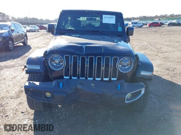 2023 Jeep Wrangler Sahara with VIN 1C4JJXP63PW525274, listed as a IAAI auction lot 41743099 with 38,484 mi miles and . Bid and sale history available at DreamBid. Image 12.