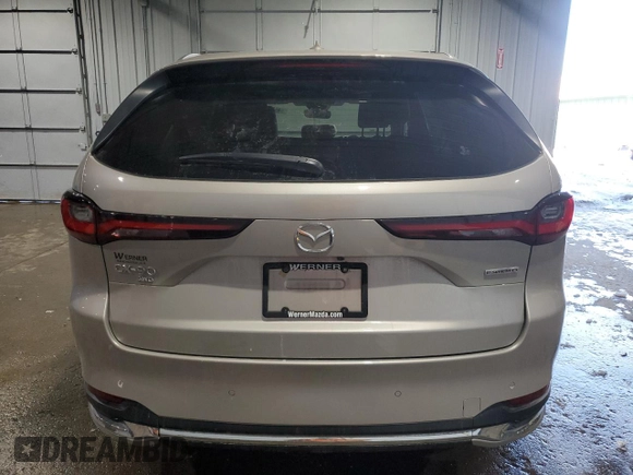 2024 Mazda CX-90 S z VIN JM3KK1HC6R1126403, wystawiony jako Copart lot #45532005 z przebiegiem 11 651 mil mil oraz Szkoda całkowita • Salvage title. Historia ofert i sprzedaży dostępna na DreamBid. Obrazek 6.