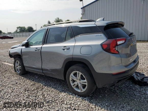 2023 GMC Terrain SLE z VIN 3GKALTEG7PL225892, wystawiony jako Copart lot #62226825 z przebiegiem 24 635 mil mil oraz Szkoda całkowita • Salvage title. Historia ofert i sprzedaży dostępna na DreamBid. Obrazek 2.