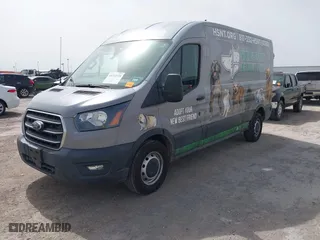 2020 Ford Transit Cargo Van with VIN 1FTBR1C88LKA02142, listed as a IAAI auction lot 41732370 with 37,488 mi miles. Bid and sale history available at carsss.com. Image 18.