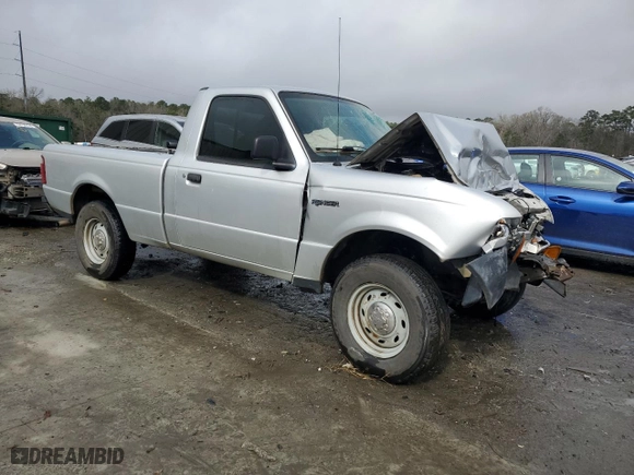 2004 Ford Ranger XL with VIN 1FTYR10DX4PB06129, listed as a Copart auction lot 44789635 with 0 mi miles and Salvage Title. Bid and sale history available at carsss.com. Image 4.