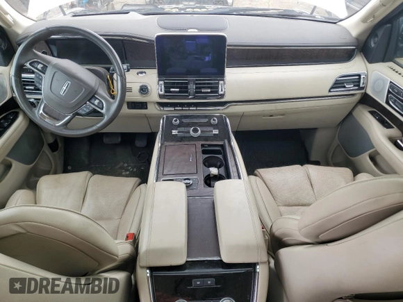 2019 Lincoln Navigator Reserve with VIN 5LMJJ2LT1KEL25094, listed as a Copart auction lot 58539865 with 63,167 mi miles and Salvage title. Bid and sale history available at DreamBid. Image 8.