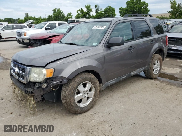 2012 Ford Escape XLT with VIN 1FMCU9DG8CKB42968, listed as a Copart auction lot 61763275 with 233,998 mi miles and Salvage title. Bid and sale history available at DreamBid. Image 1.