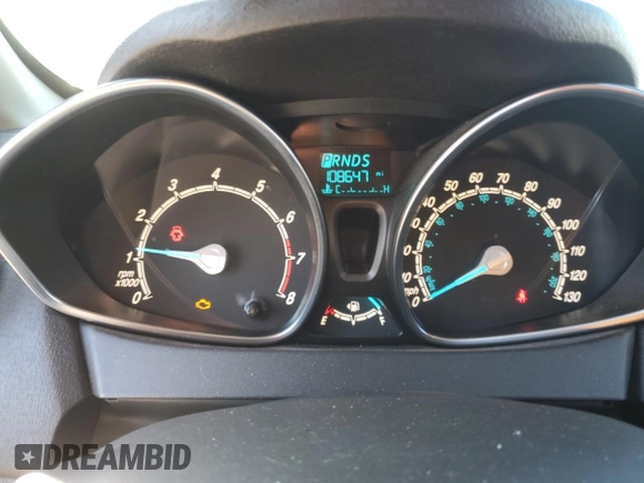 2018 Ford Fiesta SE with VIN 3FADP4BJ8JM114245, listed as a Copart auction lot 49259855 with 108,647 mi miles and Salvage Title. Bid and sale history available at DreamBid. Image 9.