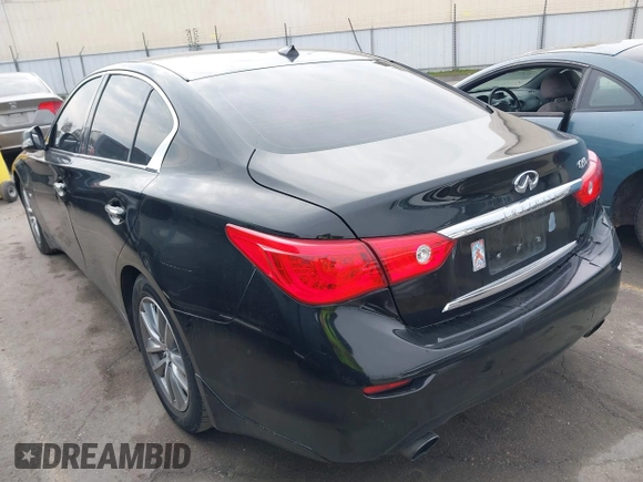 2017 Infiniti Q50 Signature Edition with VIN JN1EV7AP7HM741104, listed as a IAAI auction lot 41434197 with 78,033 mi miles and . Bid and sale history available at DreamBid. Image 3.