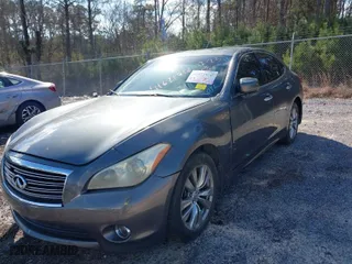 2013 Infiniti M37 with VIN JN1BY1AP0DM510398, listed as a IAAI auction lot 41621916 with 139,002 mi miles. Bid and sale history available at carsss.com. Image 6.