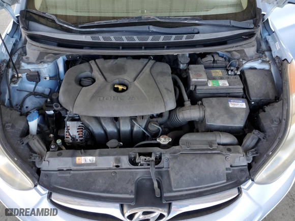 2012 Hyundai Elantra Limited with VIN KMHDH4AE1CU329438, listed as a Copart auction lot 50076205 with 204,557 mi miles and Clean Title. Bid and sale history available at carsss.com. Image 11.