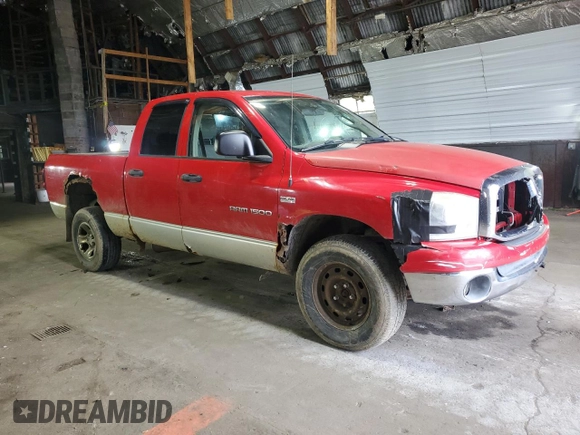 2007 Dodge 1500 SLT с VIN 1D7HU18267J628352, выставлен на аукционе Copart как лот 56397715 с пробегом 206 423 миль миль и Списание • Salvage title. История ставок и продаж доступна на DreamBid. Изображение 4.