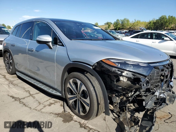 2023 Mercedes-Benz EQS with VIN 4JGDM2EB1PA005901, listed as a Copart auction lot 72763284 with 0 mi miles and Salvage Title. Bid and sale history available at carsss.com. Image 4.