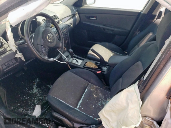 2005 Mazda 3 i with VIN JM1BK32F351347622, listed as a Copart auction lot 53729205 with 205,194 mi miles and Salvage Title. Bid and sale history available at DreamBid. Image 7.