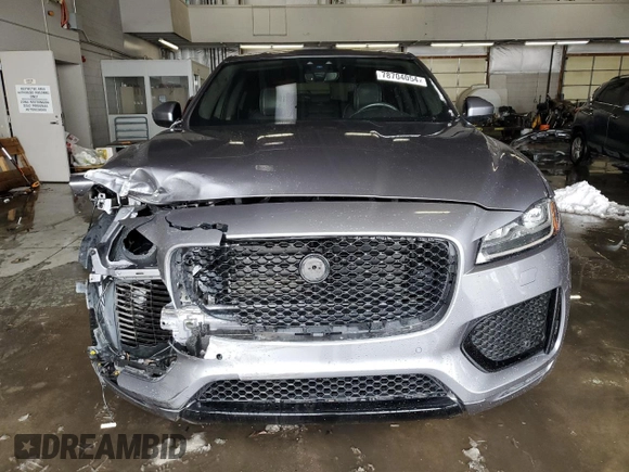 2020 Jaguar F-Pace S with VIN SADCM2FV9LA634961, listed as a Copart auction lot 78704054 with 55,110 mi miles and Non repairable. Bid and sale history available at DreamBid. Image 5.