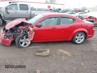 2013 Dodge Avenger with VIN 1C3CDZAB7DN649233, listed as a IAAI auction lot 41555445 with 118,846 mi miles and . Bid and sale history available at DreamBid. Image 14.