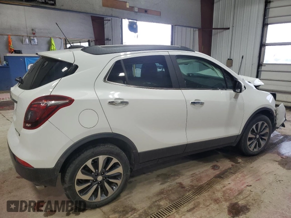 2019 Buick Encore Essence with VIN KL4CJGSM1KB730584, listed as a Copart auction lot 47871685 with 108,093 mi miles and Salvage Title. Bid and sale history available at carsss.com. Image 3.