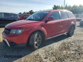 2017 Dodge Journey Crossroad Plus with VIN 3C4PDCGB7HT545025, listed as a Copart auction lot 55973435 with 133,766 mi miles and Salvage title. Bid and sale history available at DreamBid. Image 1.