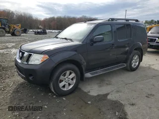 2008 Nissan Pathfinder S z VIN 5N1AR18B78C645000, wystawiony jako Copart lot #52101055 z przebiegiem 239 330 mil mil oraz Tytuł czysty. Historia ofert i sprzedaży dostępna na DreamBid. Obrazek 1.