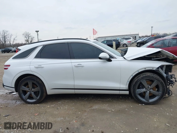 2023 Genesis GV70 2.5T with VIN KMUMADTB1PU089807, listed as a IAAI auction lot 41954282 with 93,396 mi miles and . Bid and sale history available at DreamBid. Image 13.