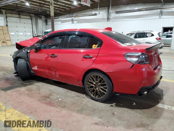 2021 Subaru WRX with VIN JF1VA1A62M9809163, listed as a Copart auction lot 45633935 with 0 mi miles and Salvage Title. Bid and sale history available at carsss.com. Image 2.