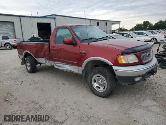 1999 Ford F-150 with VIN 1FTRF18W2XKB85753, listed as a Copart auction lot 55666595 with 78,888 mi miles and Salvage title. Bid and sale history available at DreamBid. Image 4.