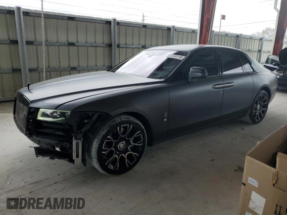 2022 Rolls-Royce Ghost Black Badge z VIN SCATD6C06NU212795, wystawiony jako Copart lot #51824115 z przebiegiem 8259 mil mil oraz Szkody całkowita. Historia ofert i sprzedaży dostępna na DreamBid. Obrazek 1.