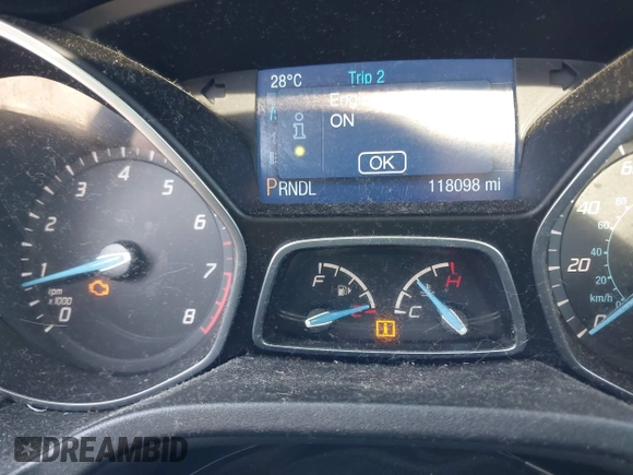 2014 Ford Focus SE with VIN 1FADP3K28EL386918, listed as a IAAI auction lot 42171974 with 118,098 mi miles. Bid and sale history available at carsss.com. Image 7.