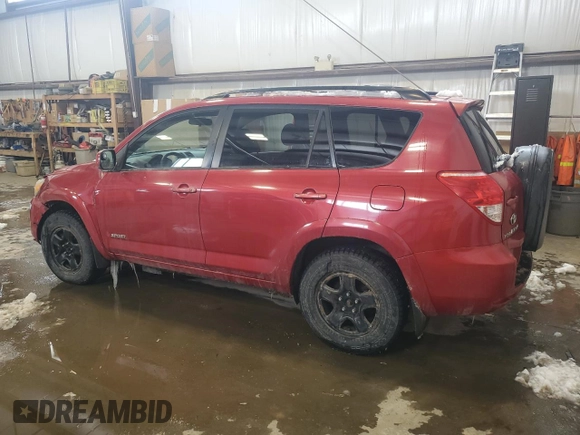 2006 Toyota RAV4 Sport with VIN JTMBK32V266000181, listed as a Copart auction lot 51006215 with 282,799 mi miles and Salvage Title. Bid and sale history available at carsss.com. Image 2.