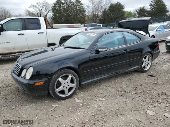 2002 Mercedes-Benz CLK-Class with VIN WDBLJ70G42F199391, listed as a Copart auction lot 50912095 with 274,802 mi miles and Salvage Title. Bid and sale history available at carsss.com. Image 1.