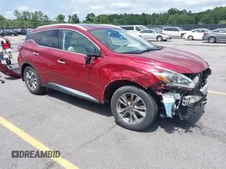 2018 Nissan Murano SL z VIN 5N1AZ2MG7JN203741, wystawiony jako IAAI lot #42344966 z przebiegiem 89 443 mil mil oraz . Historia ofert i sprzedaży dostępna na DreamBid. Obrazek 1.