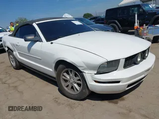 2007 Ford Mustang Deluxe with VIN 1ZVFT84N175296159, listed as a IAAI auction lot 41838155 with 130,815 mi miles and . Bid and sale history available at DreamBid. Image 1.