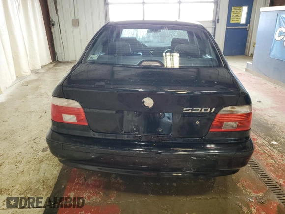 2002 BMW 5 Series 530i with VIN WBADT63472CK27789, listed as a Copart auction lot 51576315 with 195,482 mi miles and Salvage Title. Bid and sale history available at DreamBid. Image 6.