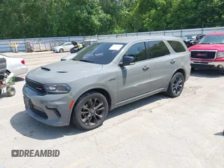 2021 Dodge Durango R/T with VIN 1C4SDJCT3MC642998, listed as a IAAI auction lot 42517922 with 50,467 mi miles and . Bid and sale history available at DreamBid. Image 2.
