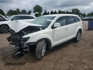 2015 Dodge Journey R/T z VIN 3C4PDDEG0FT560340, wystawiony jako Copart lot #57839575 z przebiegiem Nie podano mil oraz Szkoda całkowita • Salvage title. Historia ofert i sprzedaży dostępna na DreamBid. Obrazek 1.