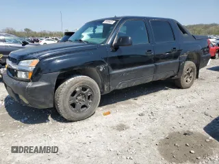 2002 Chevrolet Avalanche with VIN 3GNEK13T12G197312, listed as a Copart auction lot 53496625 with Not provided miles and Salvage title. Bid and sale history available at DreamBid. Image 1.