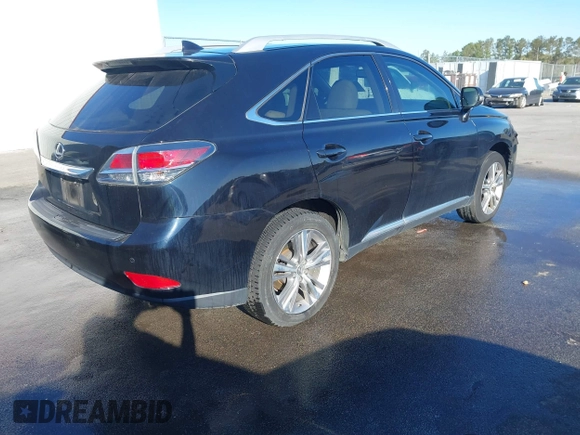 2015 Lexus RX 350 with VIN 2T2ZK1BA3FC179366, listed as a IAAI auction lot 41894695 with 121,243 mi miles. Bid and sale history available at carsss.com. Image 4.