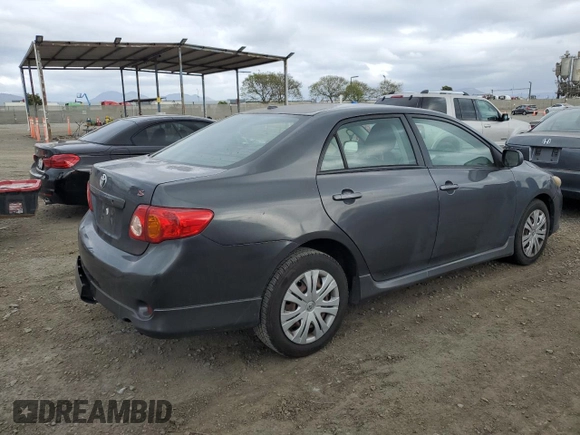 2009 Toyota Corolla with VIN 1NXBU40E39Z053907, listed as a Copart auction lot 53904465 with 272,406 mi miles and Clean Title. Bid and sale history available at carsss.com. Image 3.