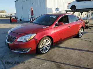 2014 Buick Regal Premium II with VIN 2G4GR5GX3E9164369, listed as a Copart auction lot 80345334 with 156,036 mi miles and Salvage Title. Bid and sale history available at carsss.com. Image 1.