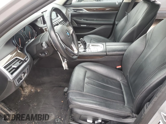 2018 BMW 7 Series 740i xDrive with VIN WBA7E4C56JGV23835, listed as a Copart auction lot 55254573 with 103,713 mi miles. Bid and sale history available at carsss.com. Image 7.