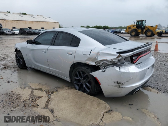 2020 Dodge Charger SXT with VIN 2C3CDXBG3LH207930, listed as a Copart auction lot 53951115 with 92,468 mi miles and Salvage Title. Bid and sale history available at carsss.com. Image 2.