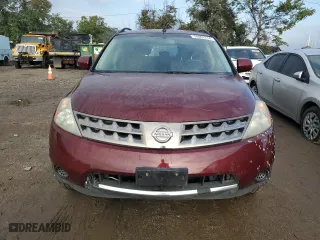 2006 Nissan Murano SE with VIN JN8AZ08W76W506017, listed as a Copart auction lot 74061774 with 138,776 mi miles and Salvage Title. Bid and sale history available at carsss.com. Image 5.