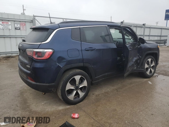 2017 Jeep Compass Latitude with VIN 3C4NJDBB4HT688530, listed as a Copart auction lot 44862595 with 138,232 mi miles and Salvage Title. Bid and sale history available at carsss.com. Image 3.
