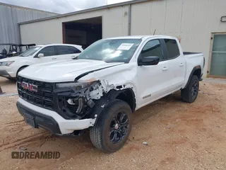 2024 GMC Canyon 4WD Elevation with VIN 1GTP6BEK4R1131393, listed as a IAAI auction lot 42166312 with 24,853 mi miles and . Bid and sale history available at carsss.com. Image 2.