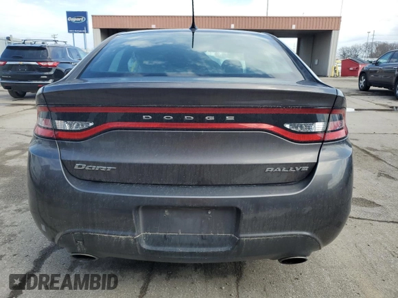2015 Dodge Dart SXT with VIN 1C3CDFBB2FD345037, listed as a Copart auction lot 51087055 with 71,594 mi miles and Salvage Title. Bid and sale history available at carsss.com. Image 6.