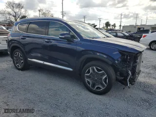 2021 Hyundai Santa Fe Limited with VIN 5NMS44AL0MH315111, listed as a Copart auction lot 43872555 with 19,179 mi miles and Salvage Title. Bid and sale history available at carsss.com. Image 4.