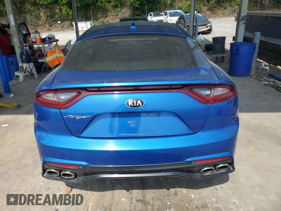 2018 Kia Stinger with VIN KNAE15LA5J6035696, listed as a Copart auction lot 53462545 with 95,109 mi miles and Clean Title. Bid and sale history available at DreamBid. Image 6.