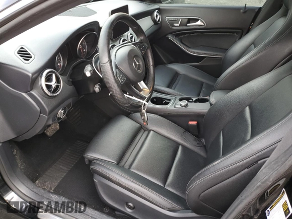 2019 Mercedes-Benz CLA 250 with VIN WDDSJ4GBXKN699587, listed as a Copart auction lot 37837343 with 70,283 mi miles and . Bid and sale history available at DreamBid. Image 7.
